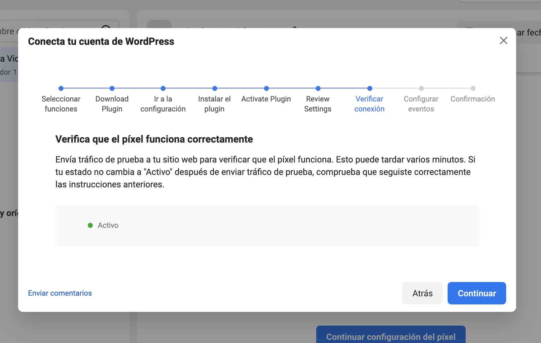 Cómo ver si el píxel de Facebook está activo