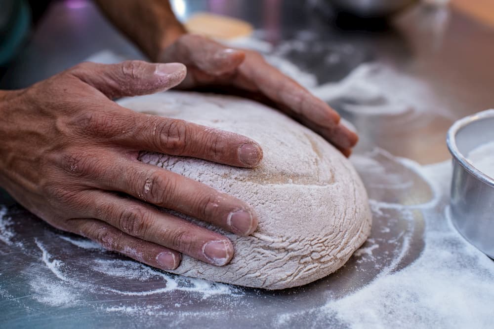 Imagen de una masa de pan en elaboración