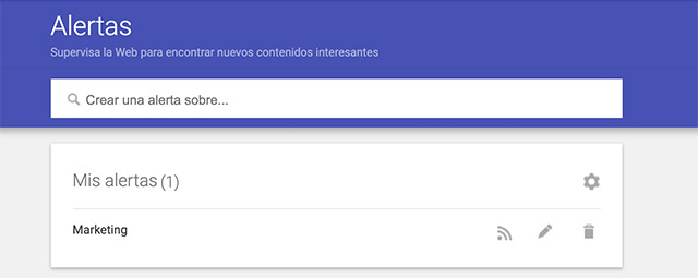 Editar las alertas de Google