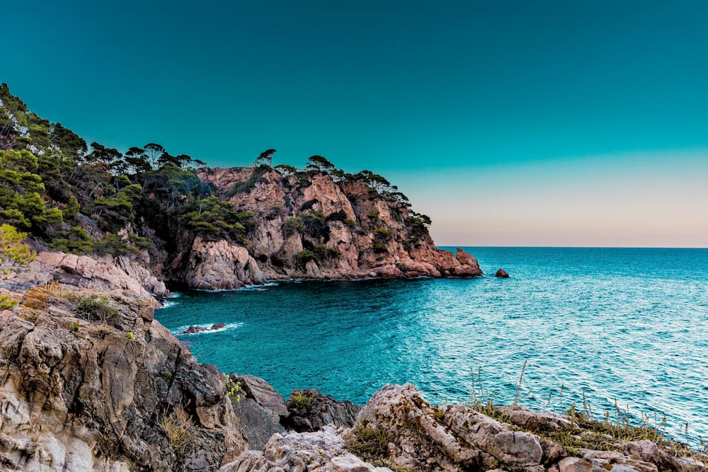 Imagen de una playa en la costa de España.