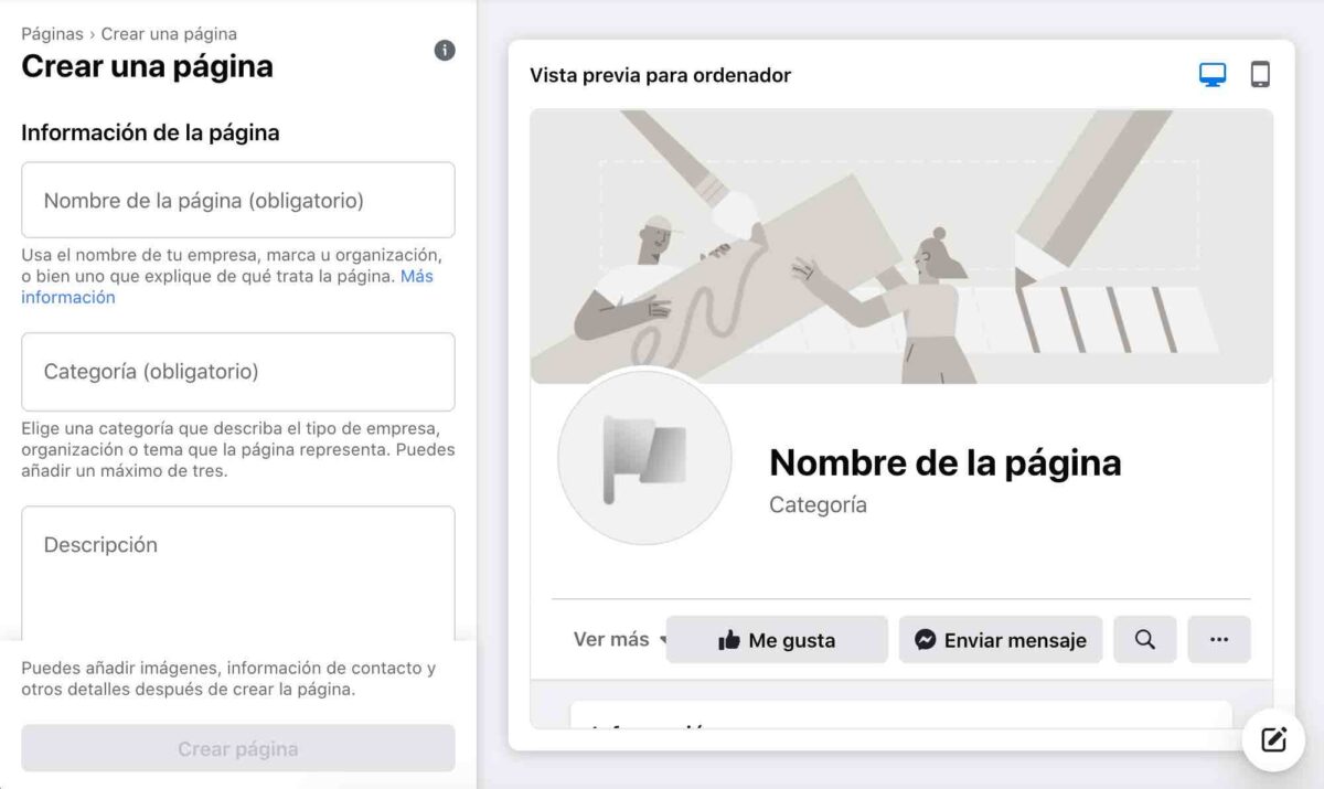 Cómo crear un perfil para Facebook Ads