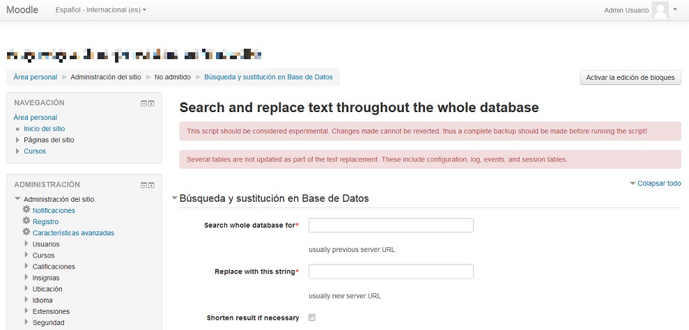 Pantalla _Moodle_base de datos