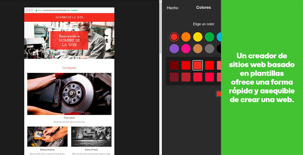 Creador sitios web