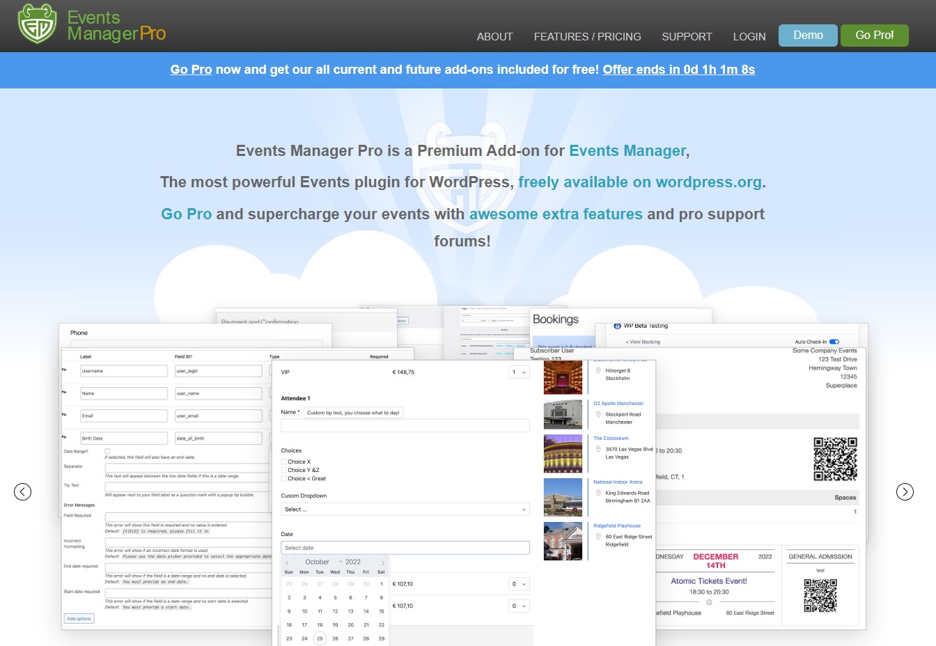 Events Manager Pro