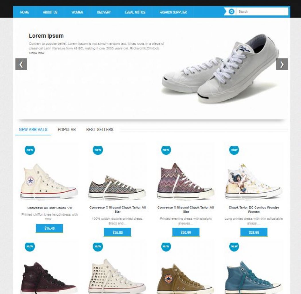 Leo converse plantillas gratis PrestaShop