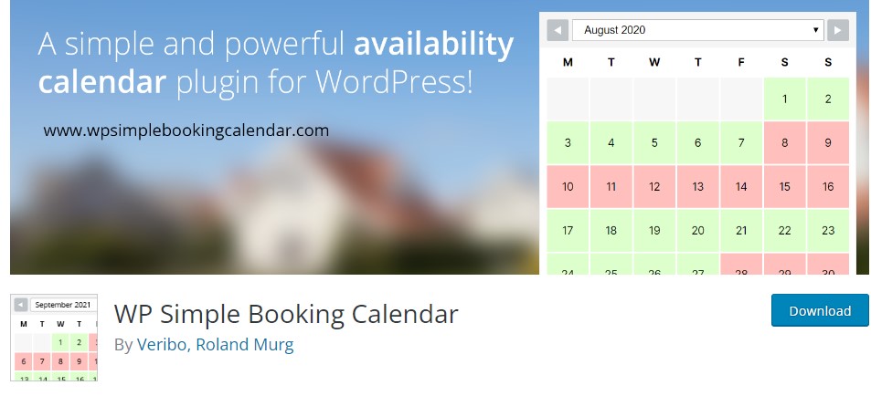 WP Simple Booking Calendar