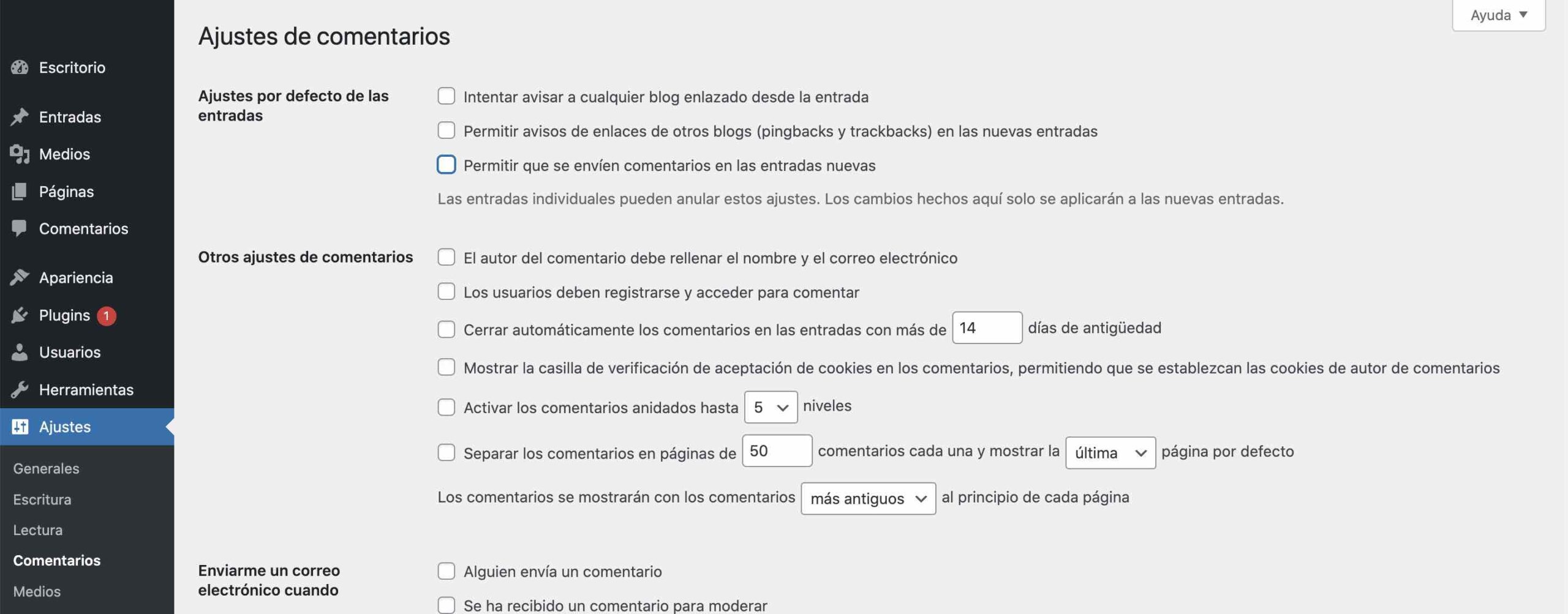 Cómo acceder a los comentarios en WordPress