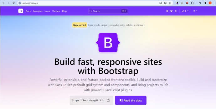 web bootstrap