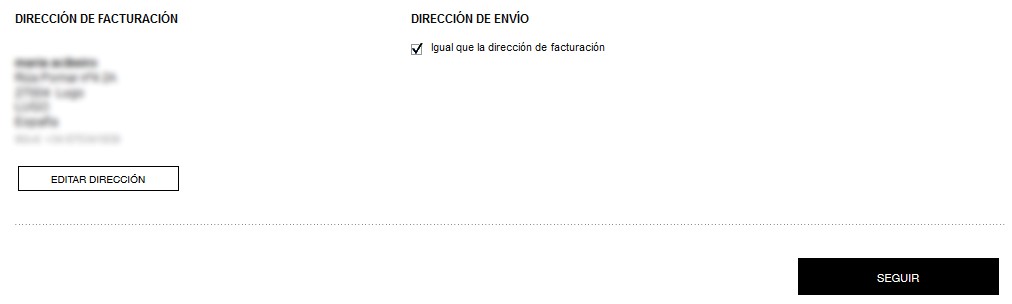 Ecommerce de éxito Proceso de pago