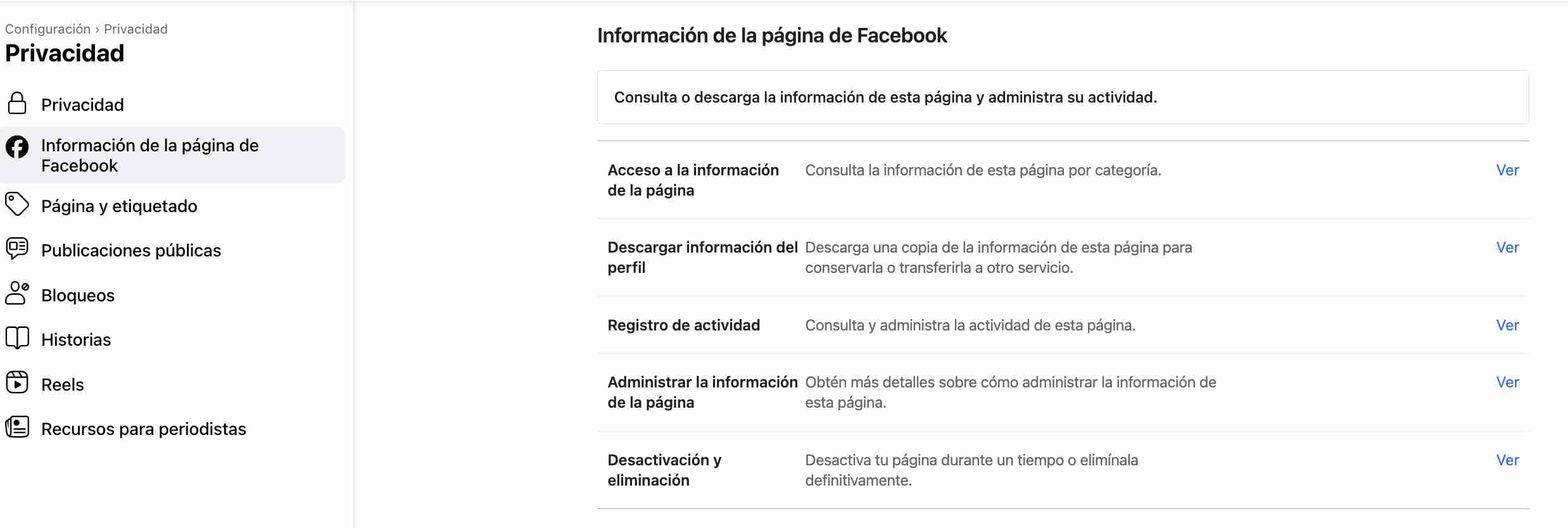 Cómo borrar una página de Facebook