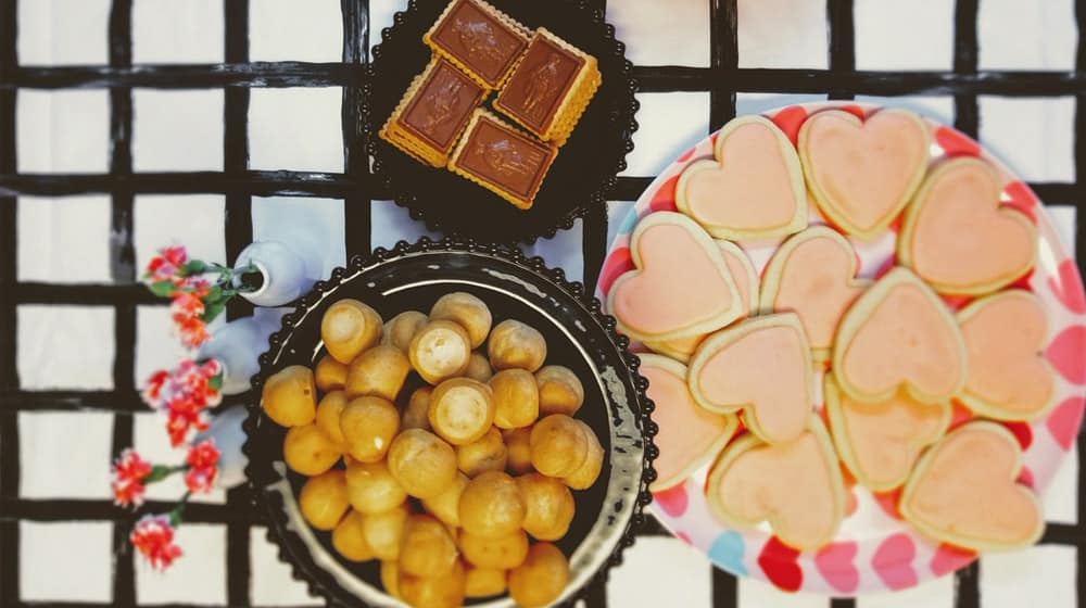 Ideas para San Valentín: Galletas en forma de corazón