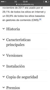 Mobile First Index Ejemplo Wikipedia