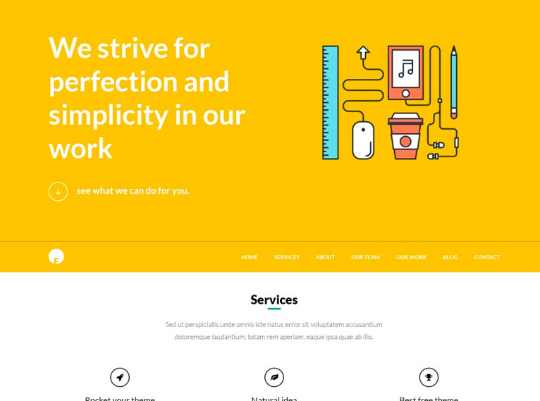 one engine plantillas gratis landing pages