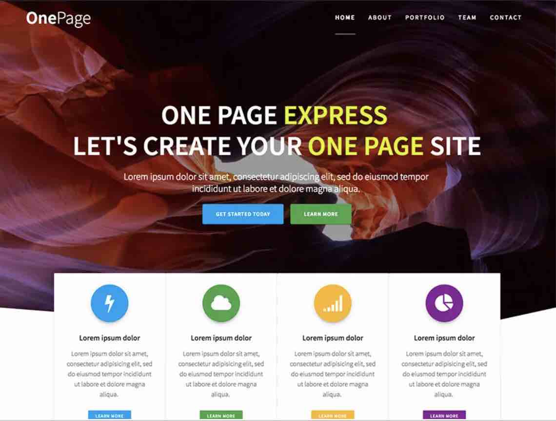 One Page Express