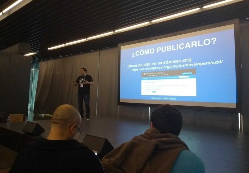 Ponencia de Óscar Abad Folgueira en la WordCamp Madrid 2018