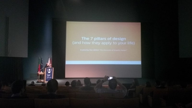 Imagen de la ponencia de Raffaela Isidori en la WordCamp 2018