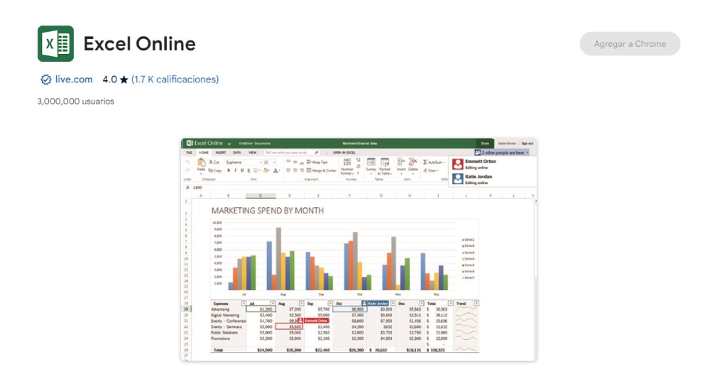 microsoft excel online