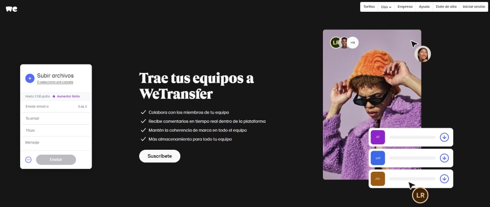 wetransfer app