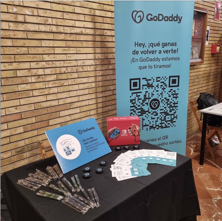 Stand de la WordCamp Sevilla 2023