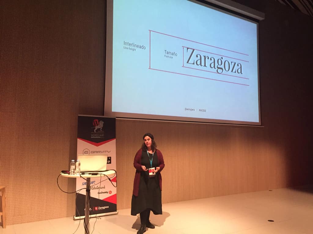 WordCamp Zaragoza 2018 Ana Cirujano