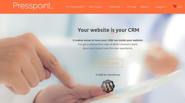 wordpress crm presspoint