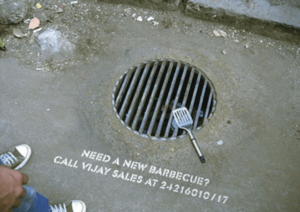 Guerrilla Marketing Vijay Sales BBQ ad