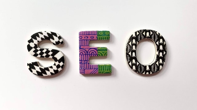 How SEO Works Letters Spelling Out SEO