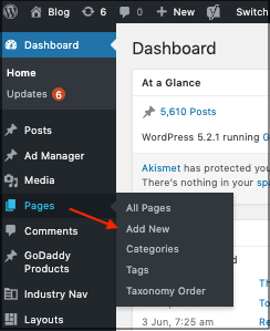 How to Develop a Website Add Pages to WordPress