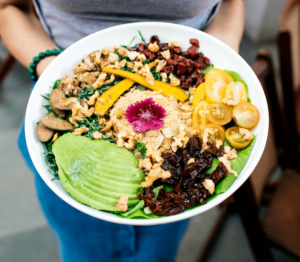 Person Holding Plate of Delicious Food