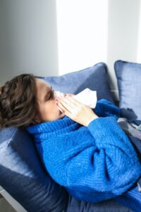 Workplace Safety Woman Lying on Bed