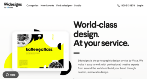 99designs home page