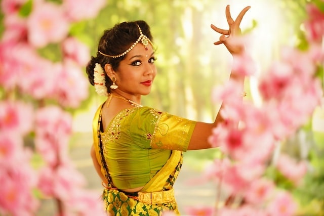 Bharatanatyam dancer