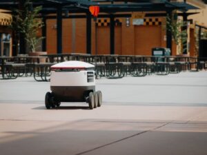 Autonomous delivery cart