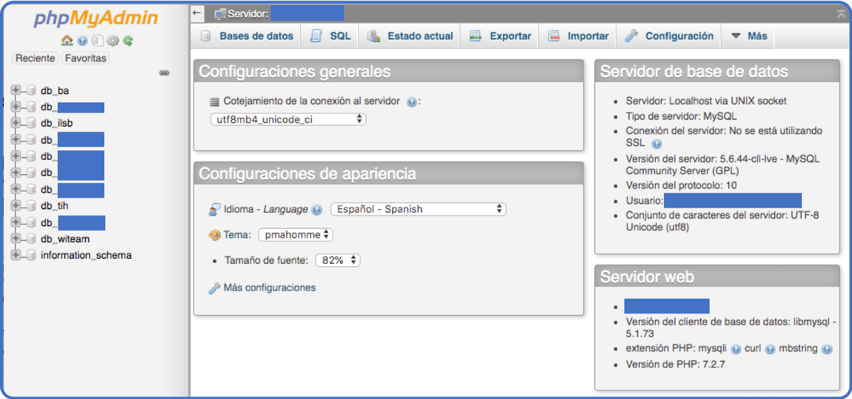 Tips de cPanel: phpMyAdmin