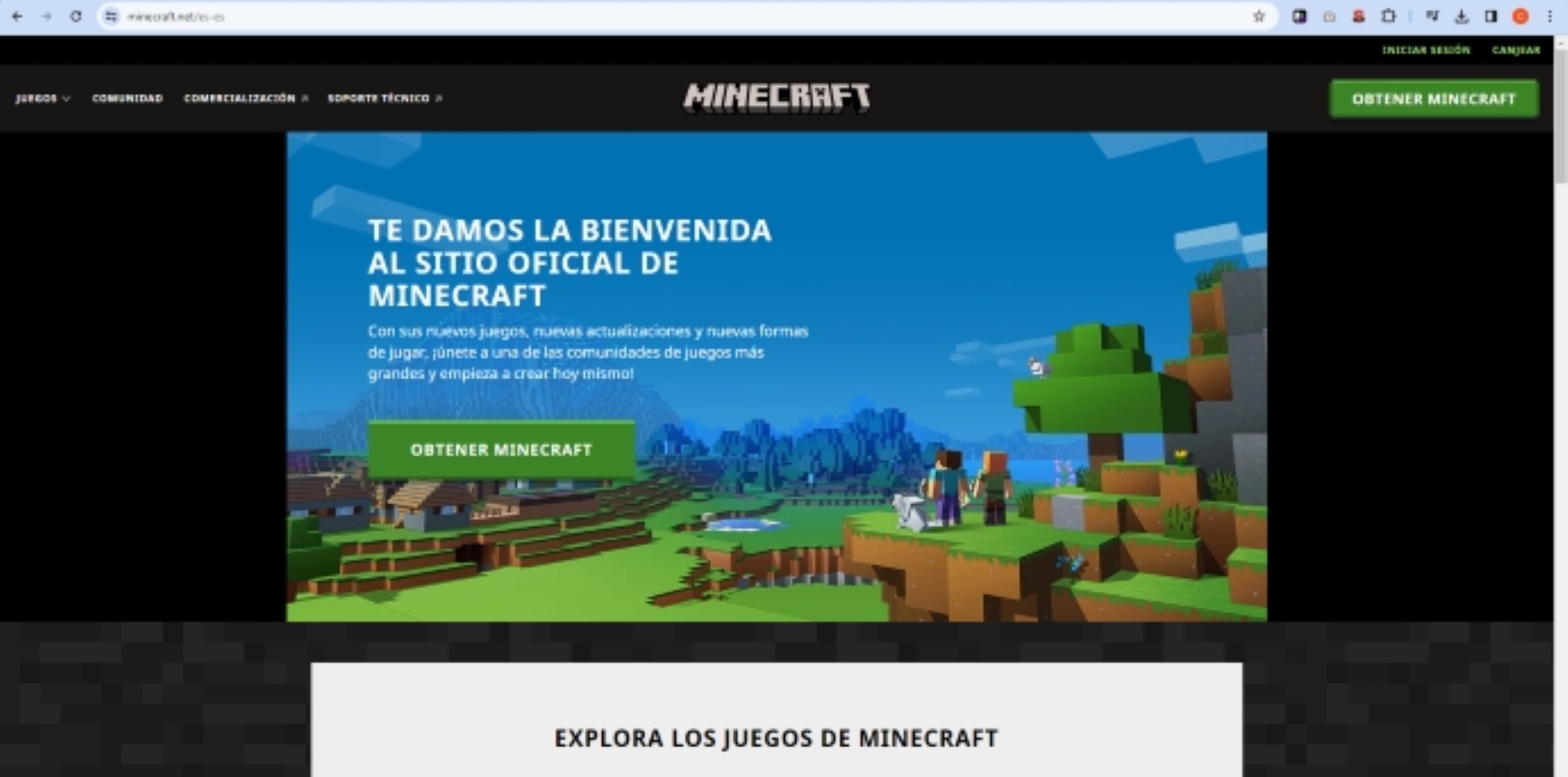 minecraft web