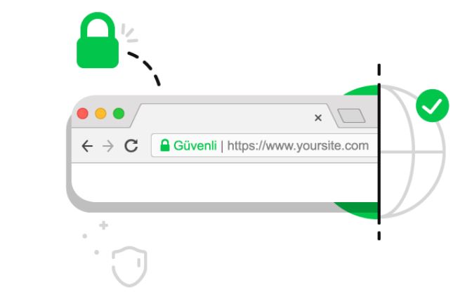 wildcard ssl yeşil kilit site güvenli bildirimi