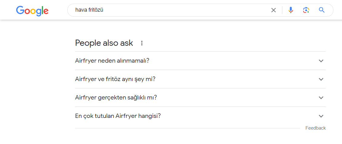 airfryer sıkça sorulan sorular