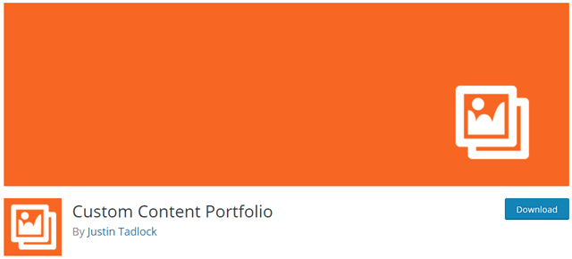 WordPress portfolyo eklentisi Custom Content Portfolio