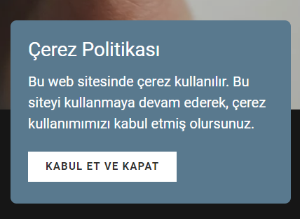 web sitesi mimarı çerez politikası