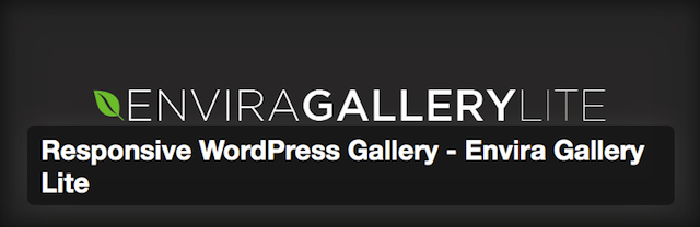 WordPress galeri eklentisi Envira Gallery Lite