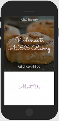 Restaurant Website Mobile