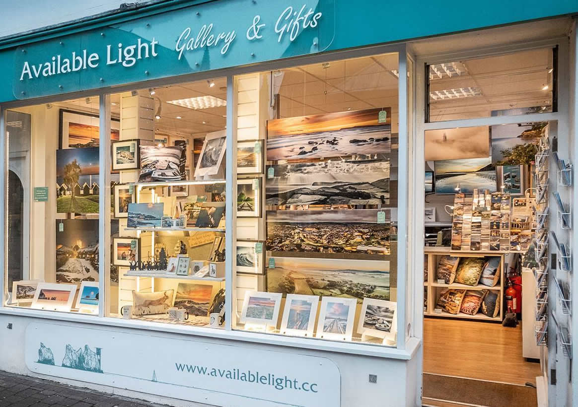 Available Light Gift shop The Isle of Wight