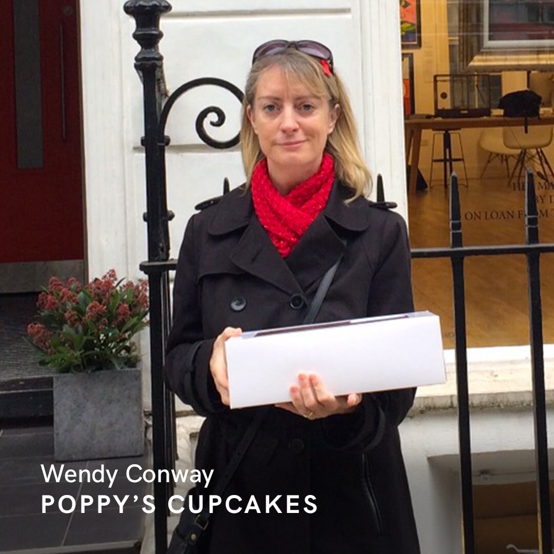 Wendy Conway of Poppy's Cupcakes who took her baking business online with the help of GoDaddy UK