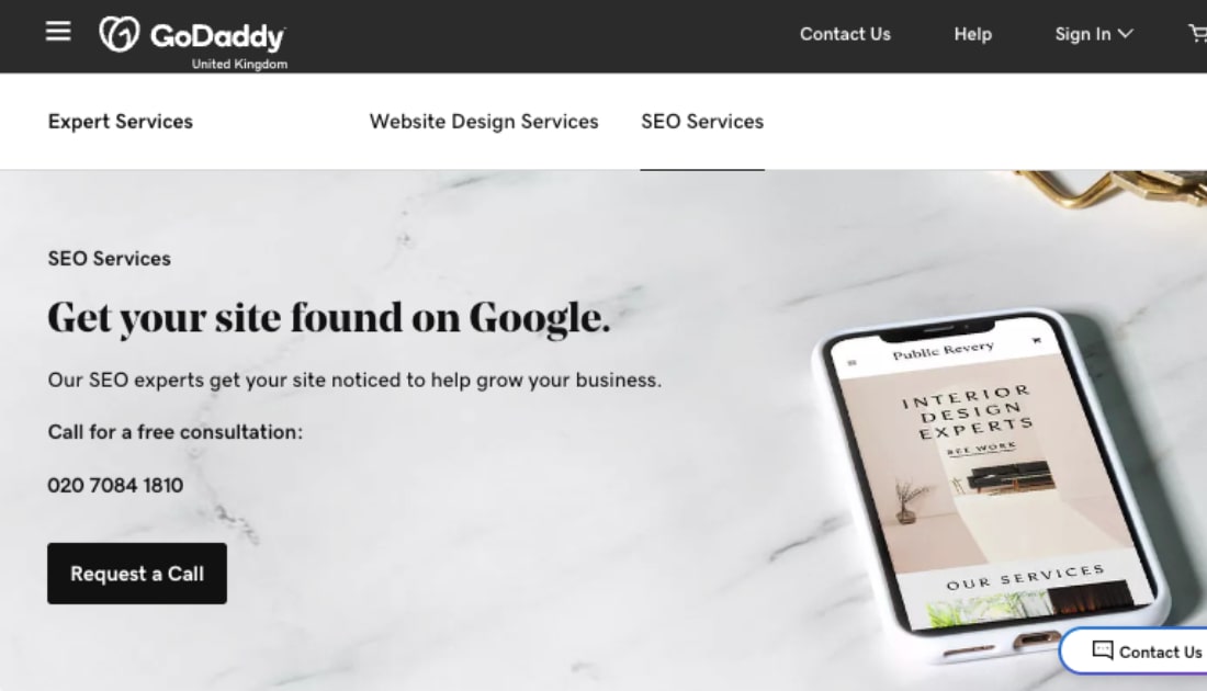 GoDaddy SEO Services