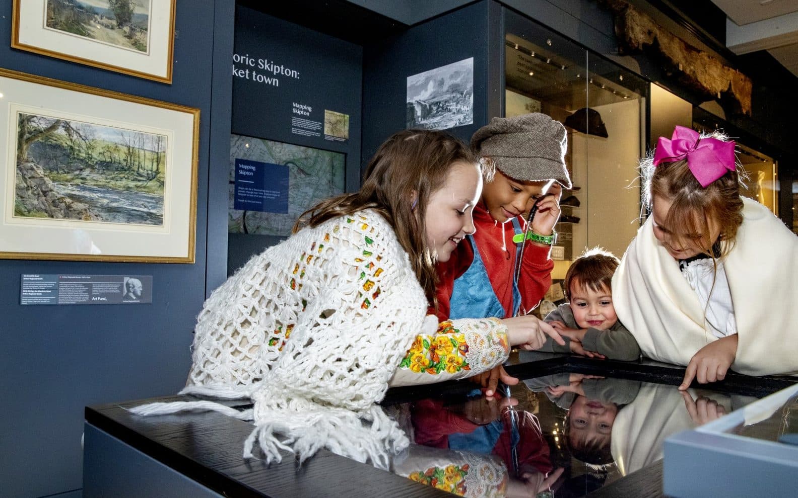 Children at Craven Museum, Skipton