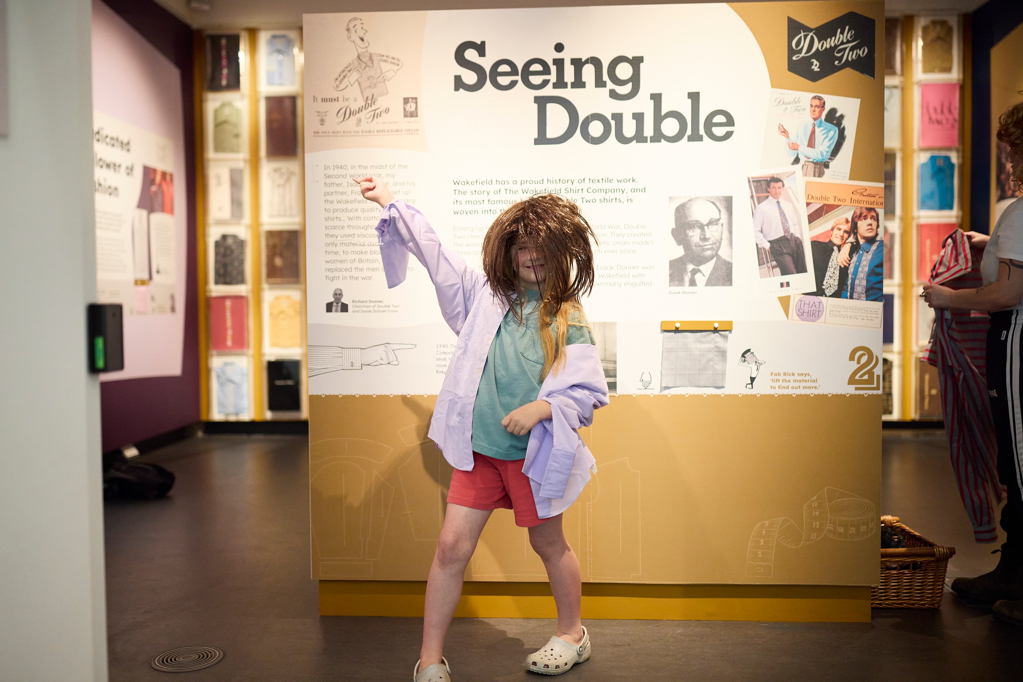 A child enjoying Wakefield Museum