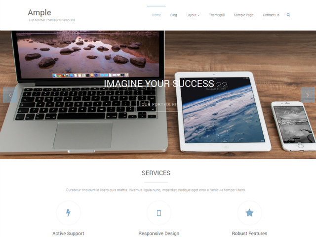 Ample WordPress theme