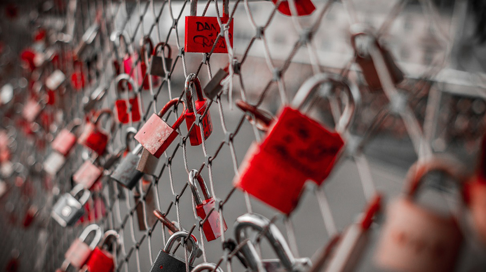 bunch of locks to represent internet security for your business