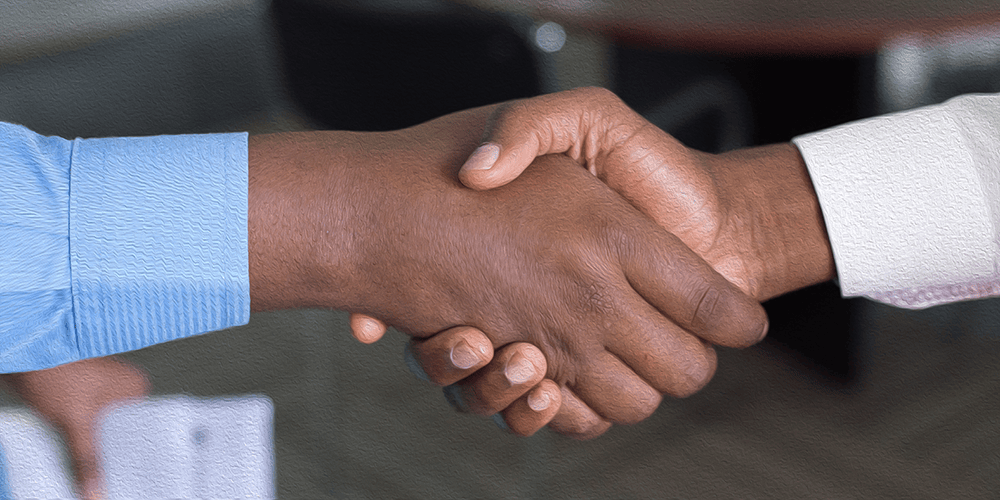 A Handshake Represents Loan Approval