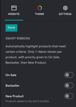 smart ribbons screenshot